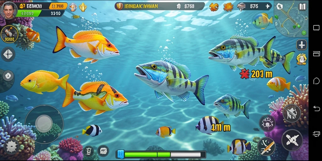 Screenshot utama gameplay Tembak Ikan 8768