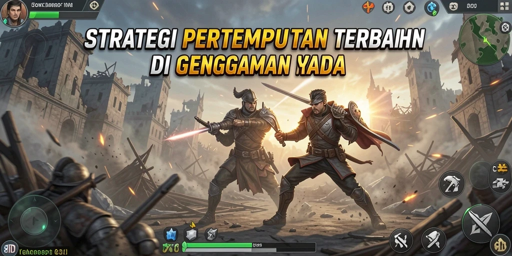 Cuplikan gameplay strategis dari 8ID dengan pertempuran intens.