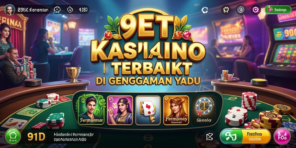 Screenshot gameplay 9ET yang menampilkan momen seru permainan Kasino.