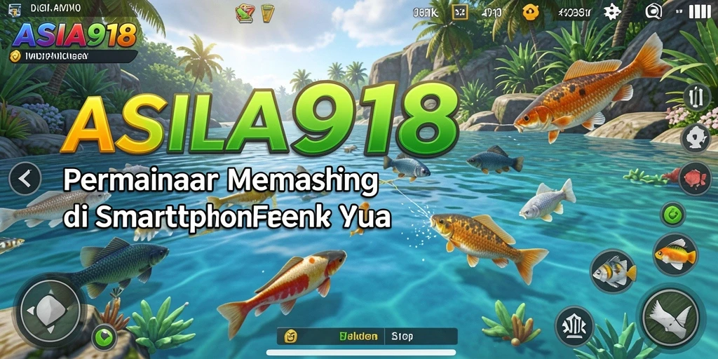 Tampilan gameplay ASIA918 yang menarik saat memancing di laut.