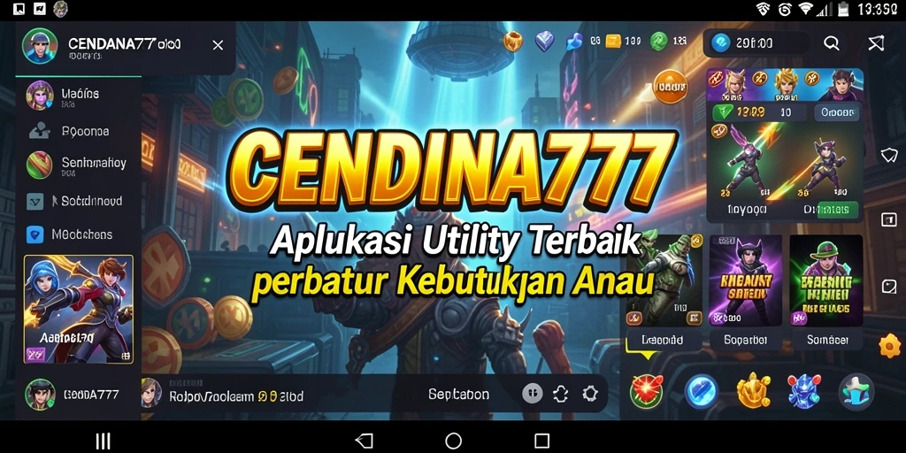 Tampilan antarmuka CENDANA777 yang interaktif dan intuitif.
