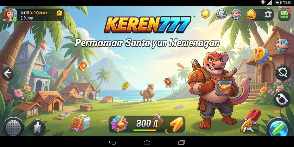 Tampilan gameplay KEREN777 yang menyenangkan dan menghibur.