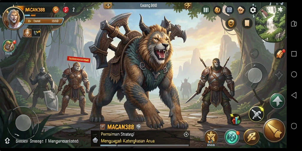 Tampilan gameplay menegangkan dari MACAN388 dengan strategi mendalam.