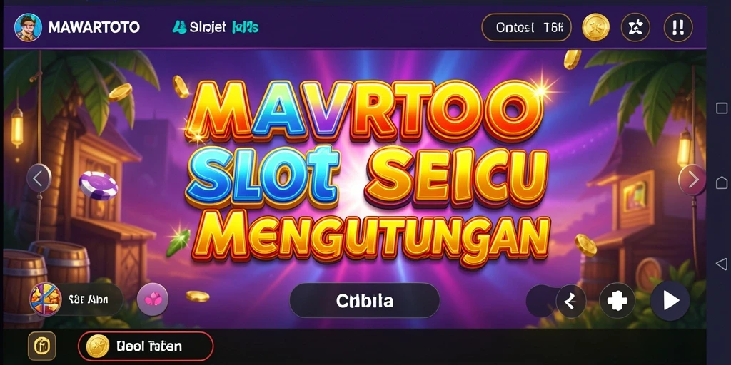 Screenshot gameplay MAWARTOTO menunjukkan keseruan permainan slot yang menarik.