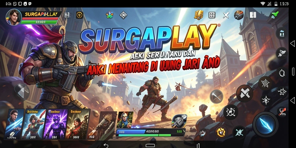 Tangkapan layar SURGAPLAY menunjukkan aksi seru dalam permainan.