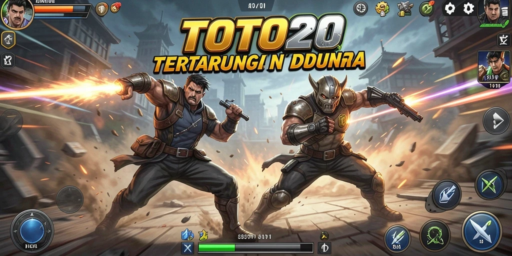Screenshot TOTO20 menampilkan aksi seru dalam gameplay Action.